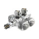 DLE Engines - DLE-222Cc 4-Cyl Gas Engine W/EI & Muffs, Engines